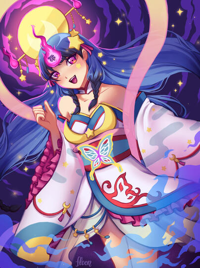 Natsuyomi from Yokai Watch Puni Puni