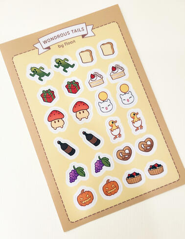 Wondrous Tails Sticker Sheet