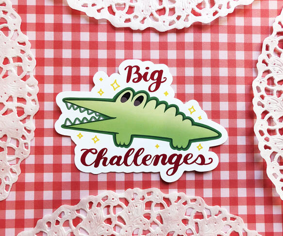 Cute Crocodile Sticker Cute Crocodile Sticker
