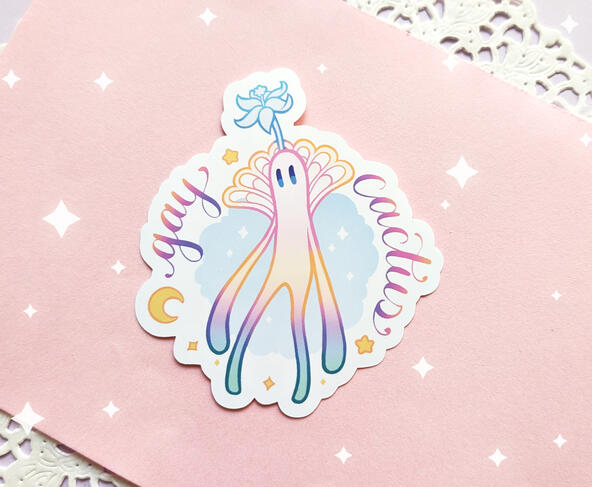 Lunatender Queen Sticker