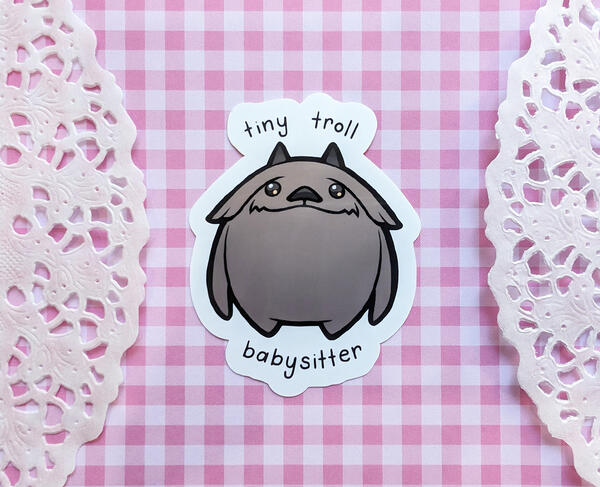 Tiny Troll Sticker